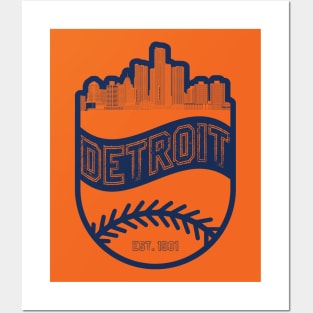 Detroit Baseball 02 Posters and Art